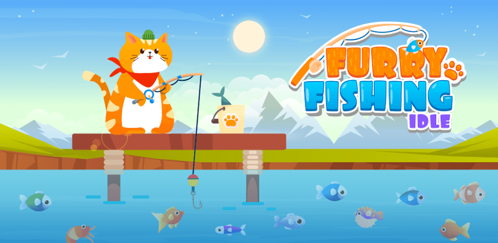Idle Furry Fishing! v2.2.1.7 MOD APK (Free Upgrades, No Ads)