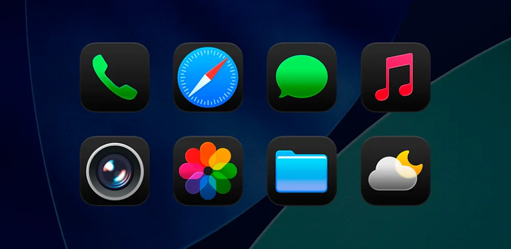 iLiquidDark – Icon Pack v0.0.9.0 APK (Full Version)