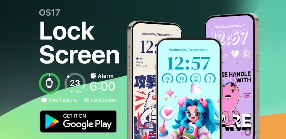 iLock – Lock Screen OS 17 v3.14 MOD APK (Premium Unlocked)