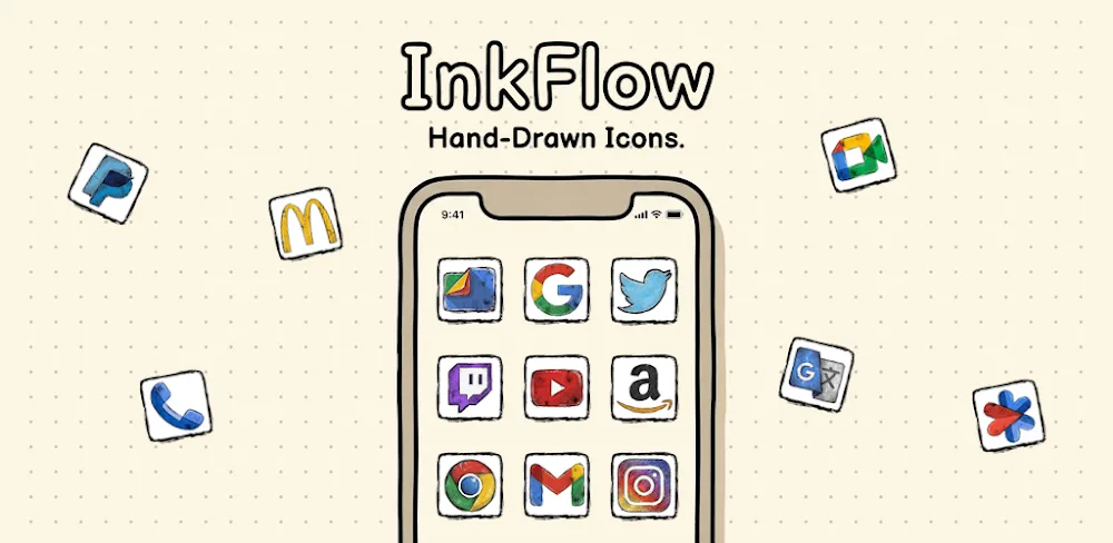 InkFlow Icon Pack v1.1.2.2 APK (Full Version)