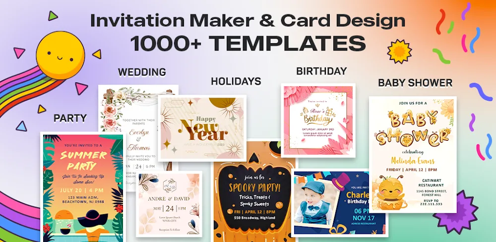 Invitation Maker & Card Design v2.2.1.3 MOD APK (Premium Unlocked)