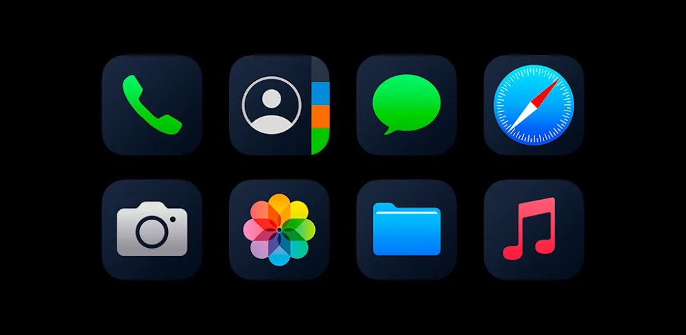 iPeach Black – Icon Pack v2.2.1.0 APK (Full Version)