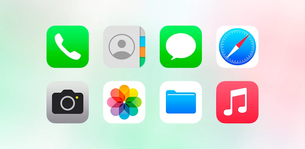 iPear iOS 17 – Icon Pack v1.1.7.9 APK (Full Version)