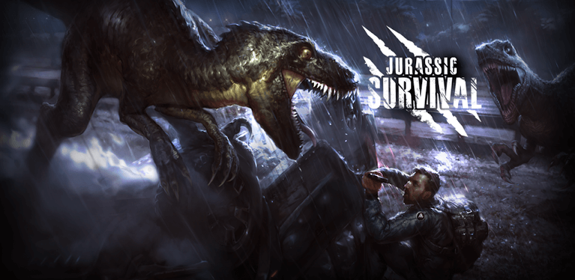Jurassic Survival v2.2.7.8 MOD APK (Menu, One Hit, Free Craft)