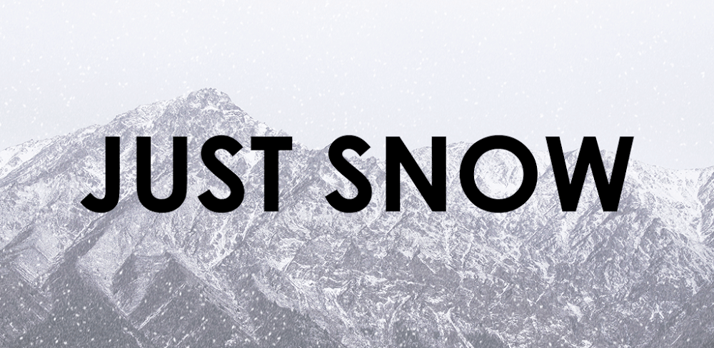 Just Snow v8.8.0.1 MOD APK (Pro Unlocked)
