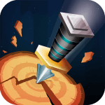 Knife Throw 3D MOD APK v2.33 (Unlimited Gold/Spin)