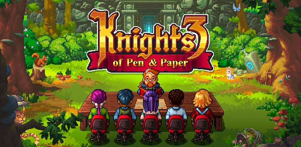 Knights of Pen and Paper 3 v1.1.6.6 MOD APK (Damage, Defense Multiplier, God Mode)
