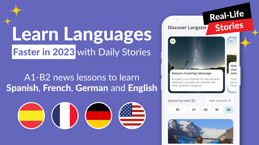Readle (ex—Langster) Languages v3.3.7.9 MOD APK (Premium Unlocked)