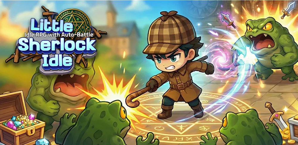 Little Sherlock Idle RPG v1.1.0.3 MOD APK (Menu, Damage, God Mode)