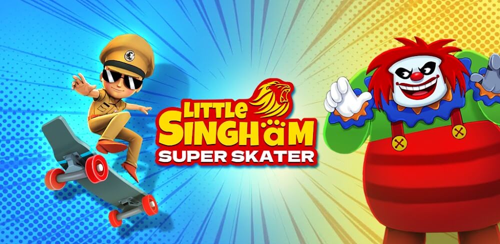 Little Singham Super Skater v1.1.0.487 MOD APK (Unlimited Spins)