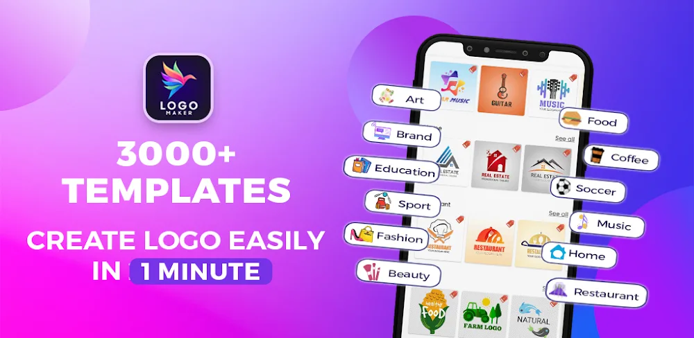 Logo Maker & Logo Creator v5.5.3.2 MOD APK (Premium Unlocked)