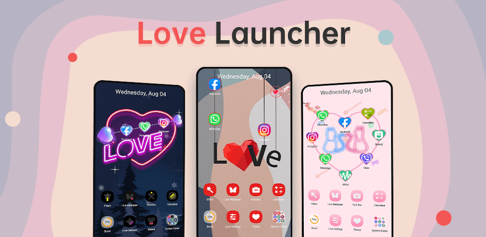 Love Launcher v4.4.8.1 MOD APK (Premium Unlocked)