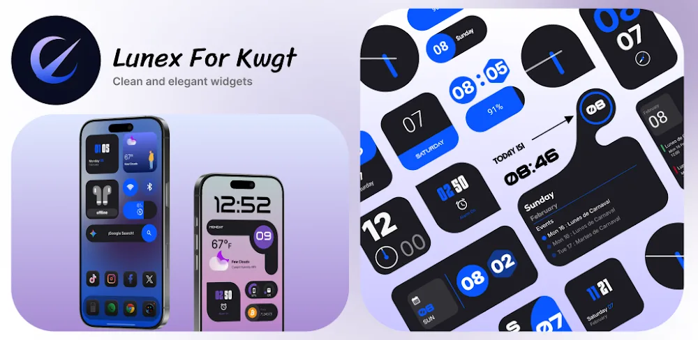 Lunex For Kwgt v1.1 APK (Full Version)