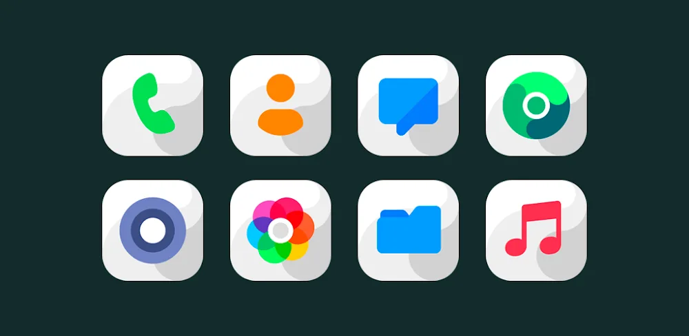 Maahes White – Icon Pack v7.0 APK (Full Version)