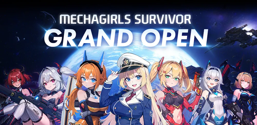 Mecha Girls Survivor v1.1.00.56 MOD APK (Damage Multiplier, God Mode)