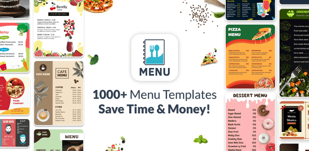 Menu Maker v70.0 MOD APK (Premium Unlocked)