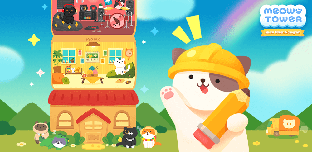 Meow Tower v3.3.4.702 MOD APK (Unlimited Money)