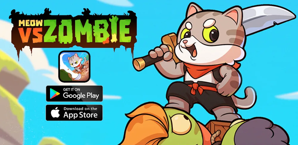 Meow vs Zombie v1.1.0.5 MOD APK (Menu, High EXP Drop, Speed Multiplier)