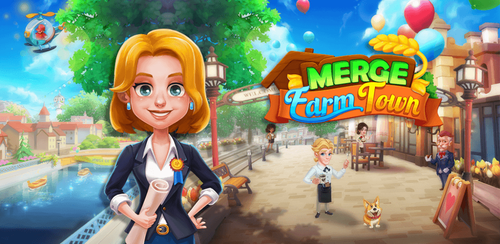 Merge Farmtown v2.2.6.4 MOD APK (Unlimited coins, Unlocked paid locations, Remove ads)