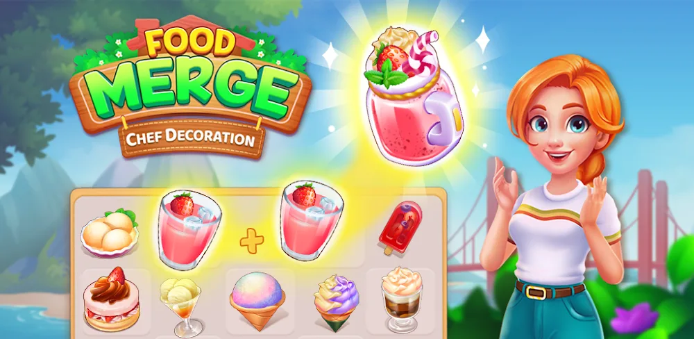 Merge Food v1.1.0.23 MOD APK (Free Shopping)