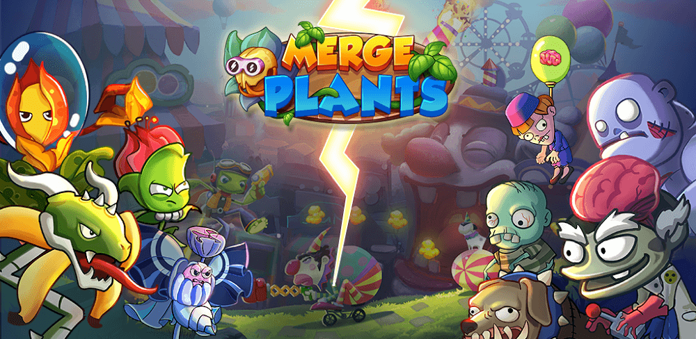 Merge Plants v1.1.13.47 MOD APK (Menu, Diamond, Damage)