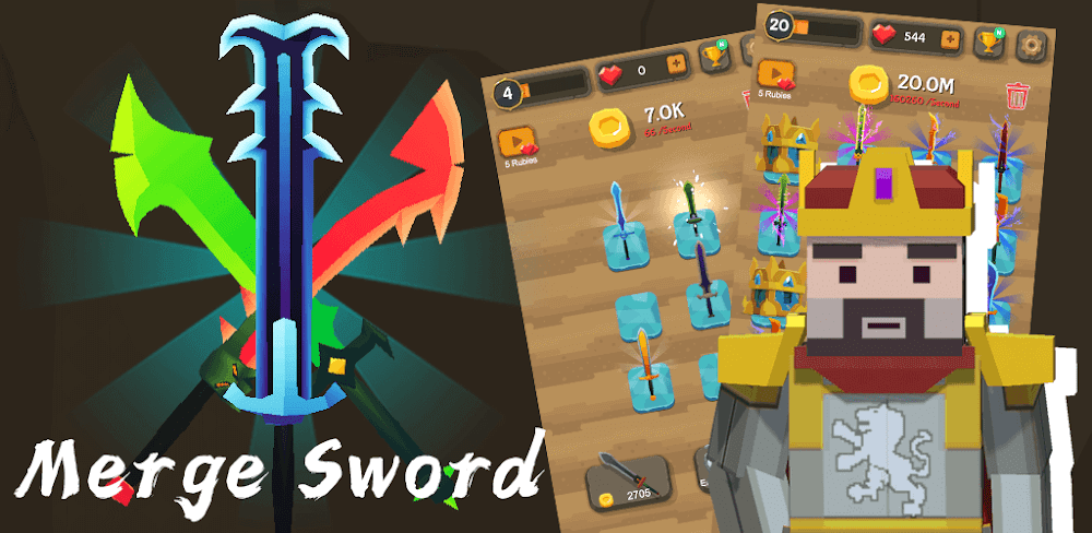 Merge Sword v2.2.4.7 MOD APK (Instant Achievement Reward)