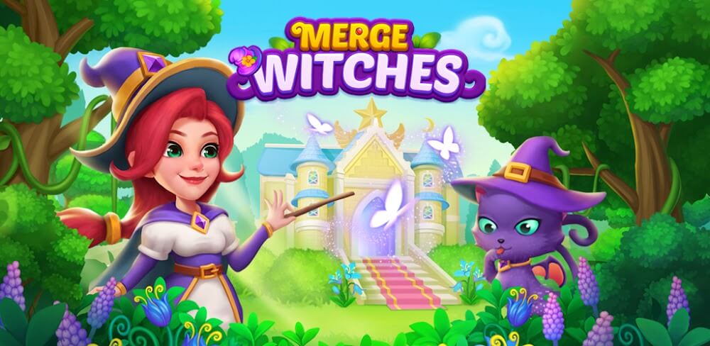 Merge Witches v5.5.18.0 MOD APK (Unlimited Diamond, Premium Lands)
