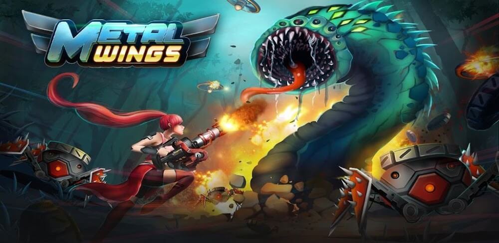 Metal Wing: Super Soldiers MOD APK v13.0 (God Mod, Unlimited Money)