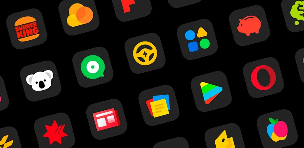 MiDark – Icon Pack v6.5 APK (Full Version)