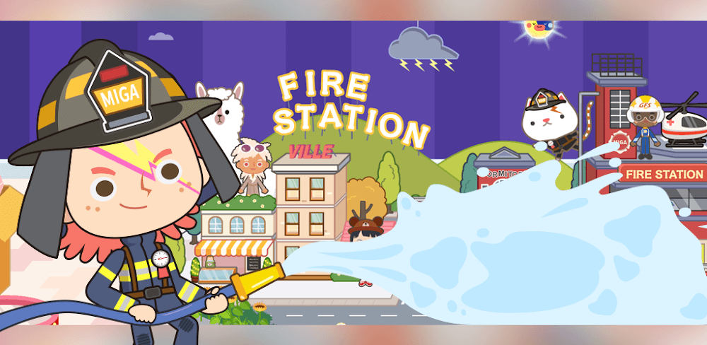Miga Town: My Fire Station v1.10 MOD APK (Unlocked All Maps)
