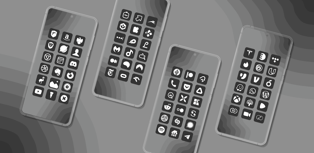 MiUi 13 Dark – Icon Pack MOD APK v7.7.9.5 (Paid, Optimized)