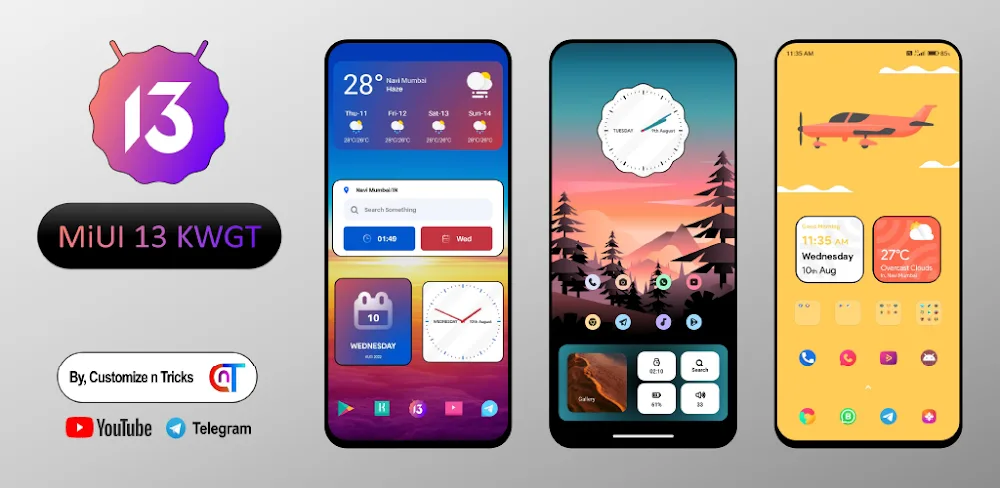 MiUI 14 KWGT v9.9.0.1 APK (Full Version)