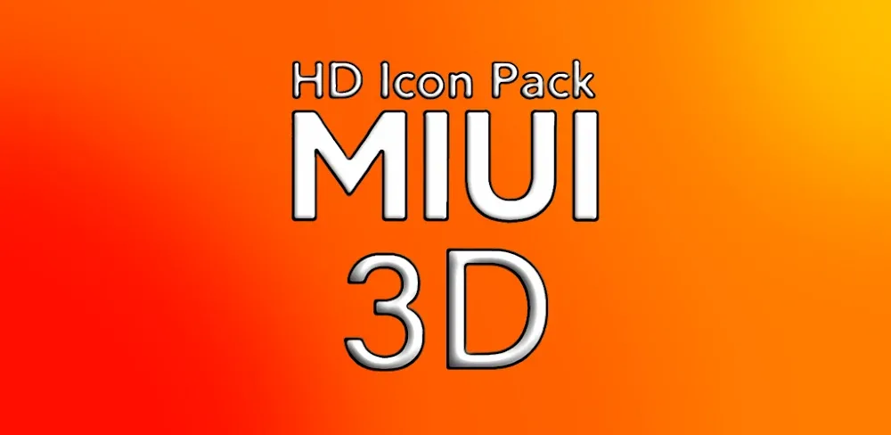 MIUI 3D – Icon Pack v9.5 APK (Full Version)