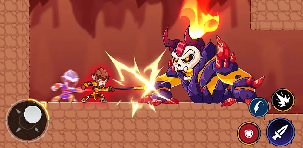 Monkey King: Myth of Skull v0.0.4.7 MOD APK (Menu, Godmode, Free Upgrade)