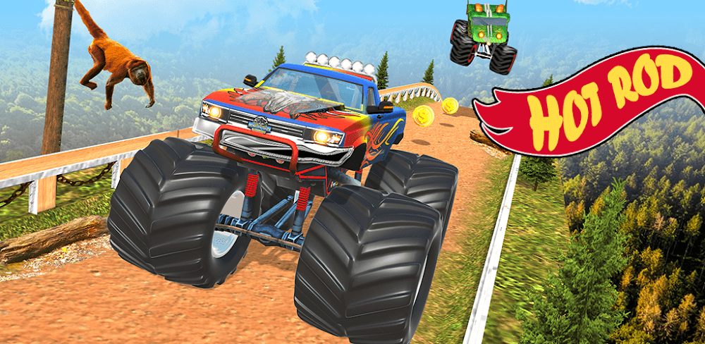 Monster Truck Race Car Game v2.19 MOD APK (Unlimited Money)