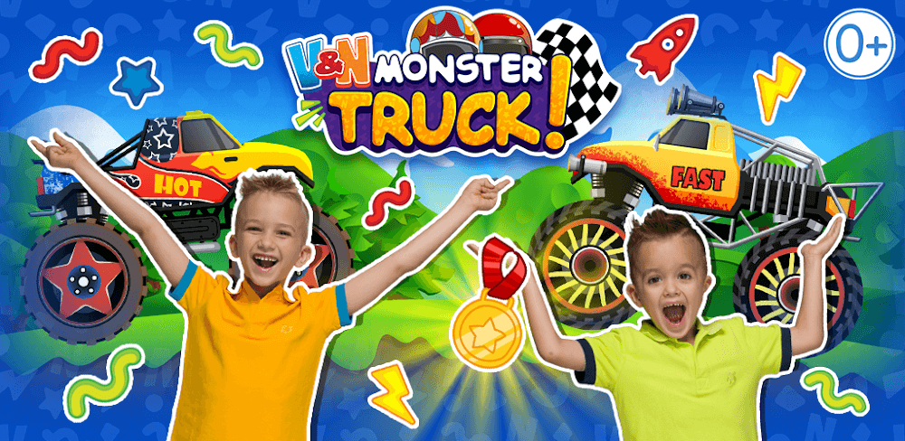Monster Truck Vlad & Niki v2.2.2.1 MOD APK (Unlimited Gold, Gears)