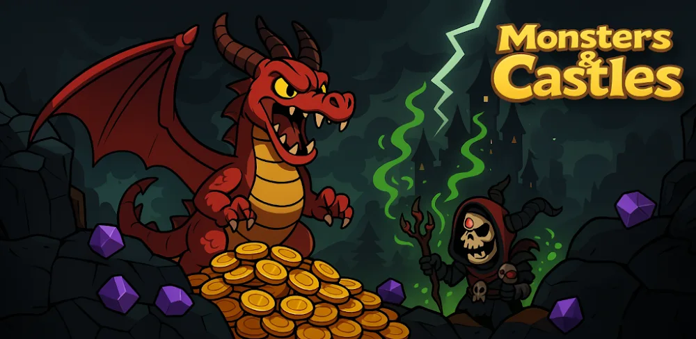 Monsters & Castles: Idle Crush v1.1.0.9 MOD APK (Menu, Unlimited Gold, Speed, Free Summon)