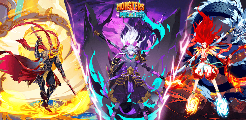 Monsters & Puzzles v1.50 MOD APK (God Mod, Weak Enemy)