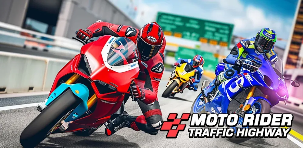 Moto Rider: Traffic Highway v1.1.0.7 MOD APK (Unlimited Gold, Gems, Remove ADS)