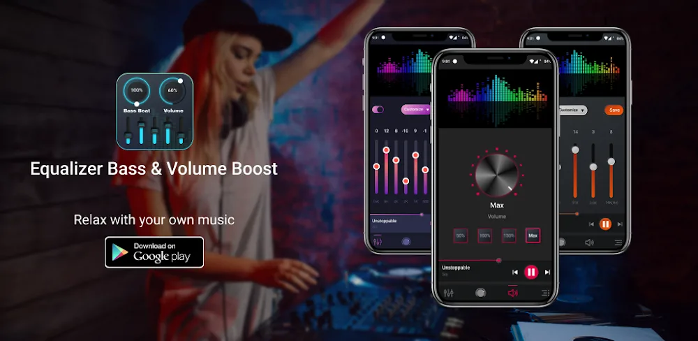 Music Equalizer – Bass Booster v3.3.0.3 MOD APK (Premium Unlocked)