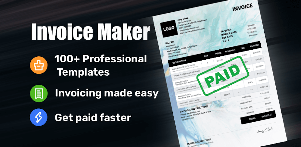 My Invoice Generator & Invoice v1.1.02.58.0320 MOD APK (Premium Unlocked)