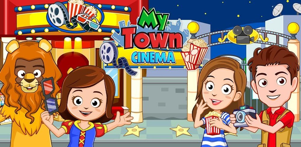 My Town: Cinema and Movie v7.7.03.01 MOD APK (Unlock All Characters)