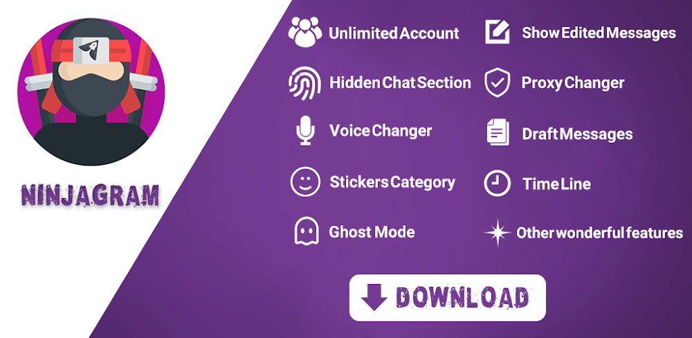 Ninjagram v9.9.6.5 MOD APK (ADS Removed)