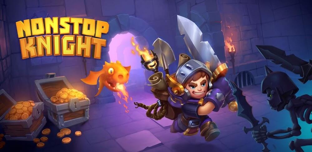 Nonstop Knight v2.2.20.1 MOD APK (Weak Enemy, No Skill CD)
