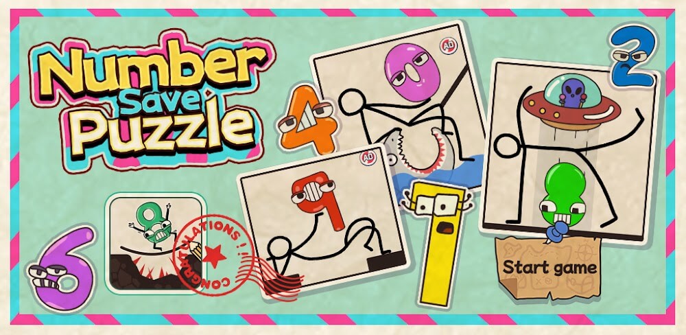 Number Save Puzzle v1.1.0.9 MOD APK (Free Rewards)