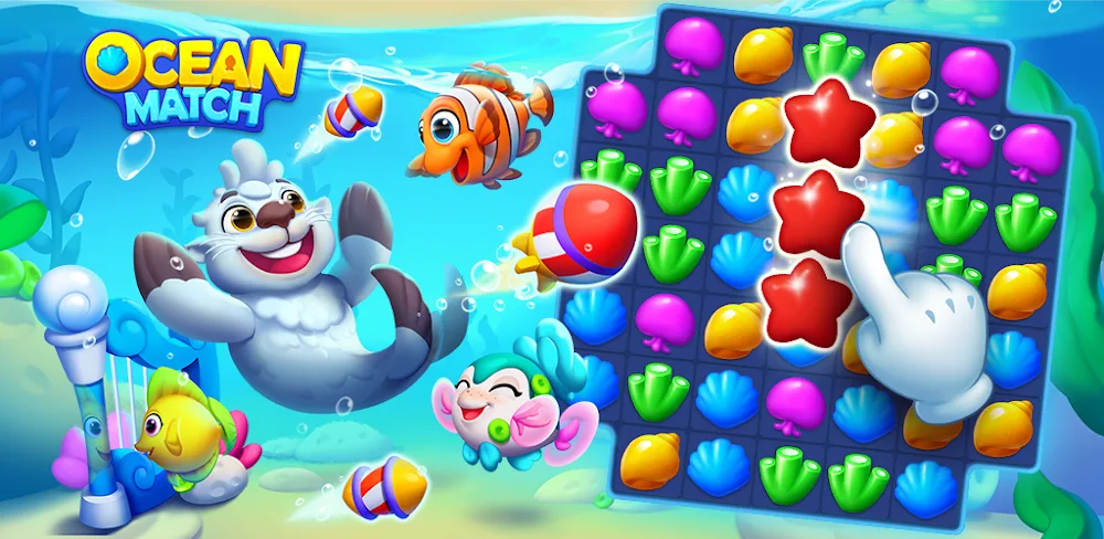 Ocean Match v3.3.3.9 MOD APK (Menu, Game Speed)