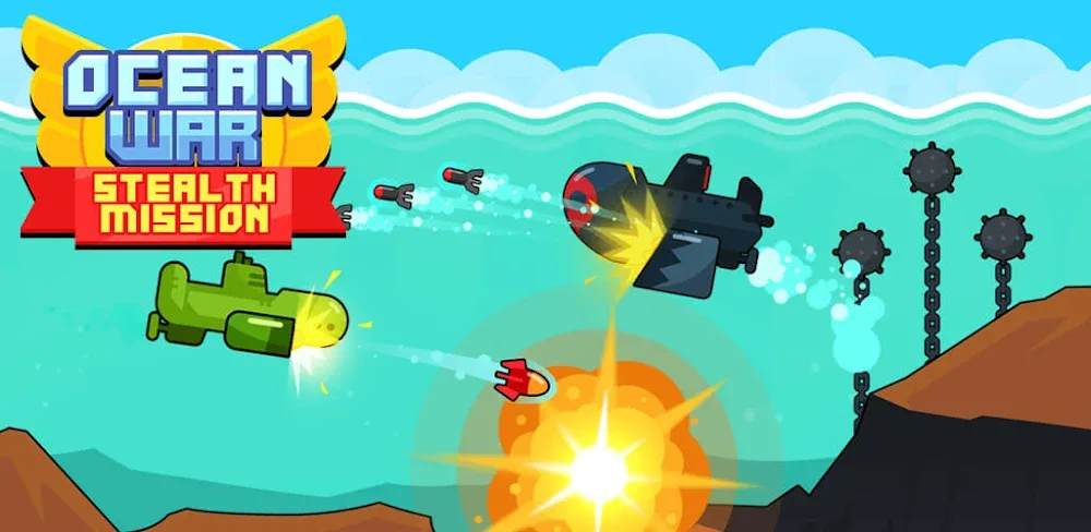 Ocean War-Stealth Mission v1.1.5.9 MOD APK (Menu, Increased Gold)