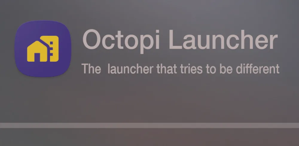 Octopi Launcher v1.1.754 MOD APK (Premium Unlocked)