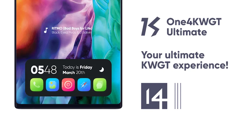 One4KWGT Ultimate: KWGT widget v2.2.0.2 APK (Full Version)