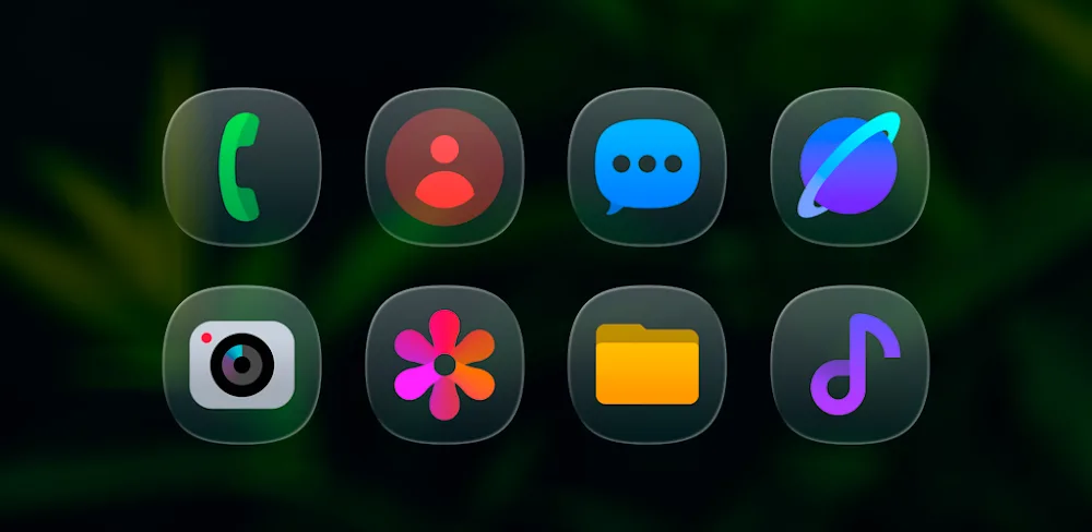 OneGlass 8 Color – Icon Pack v1.1.4.0 APK (Full Version)